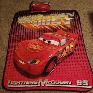 2 Cars lightning Mcqueen Throw & Pillow
